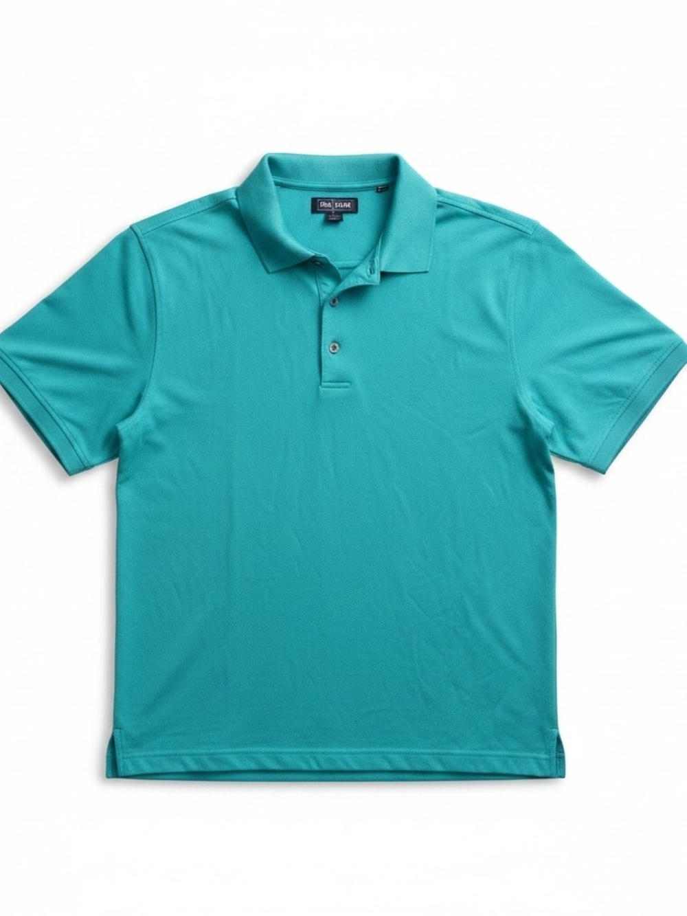 PGA Men's Tour Teal Short-Sleeve Polo In Large